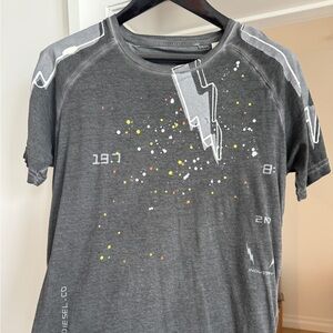 Diesel Charcoal Cotton Tee